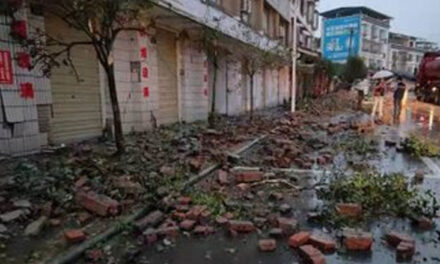 چین میں پھر طاقتور زلزلہ نے مچائی تباہی، 737 گھر منہدم، تین افراد ہلاک، درجنوں زخمی