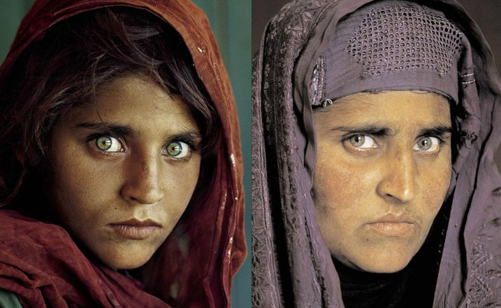 کون ہے ہری آنکھوں والی افغانی خاتون ’شربت گُلا‘ جسے اٹلی نے دی پناہ؟