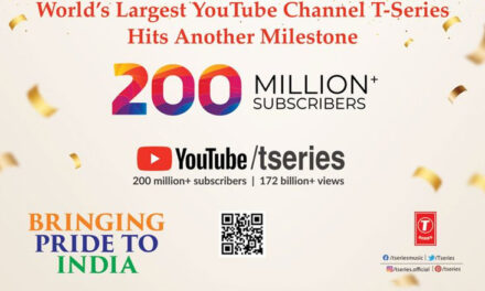 ٹی-سیریز نے تاریخ رقم کی، 200 ملین سبسسکرائبر والا پہلا یوٹیوب چینل بننے کا اعزاز حاصل